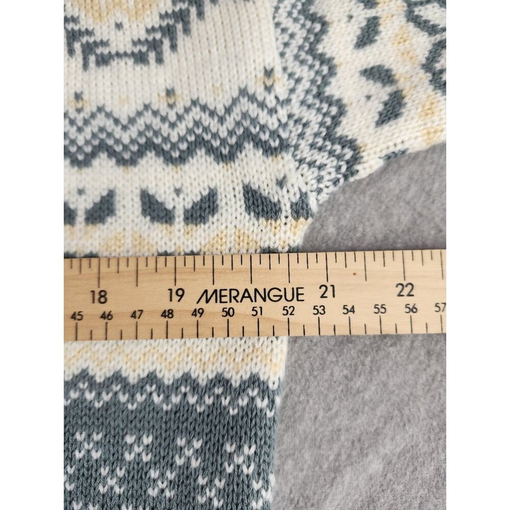 Cottage Cove Vintage Sweater With Buckle Clasps M - Picture 6 of 8